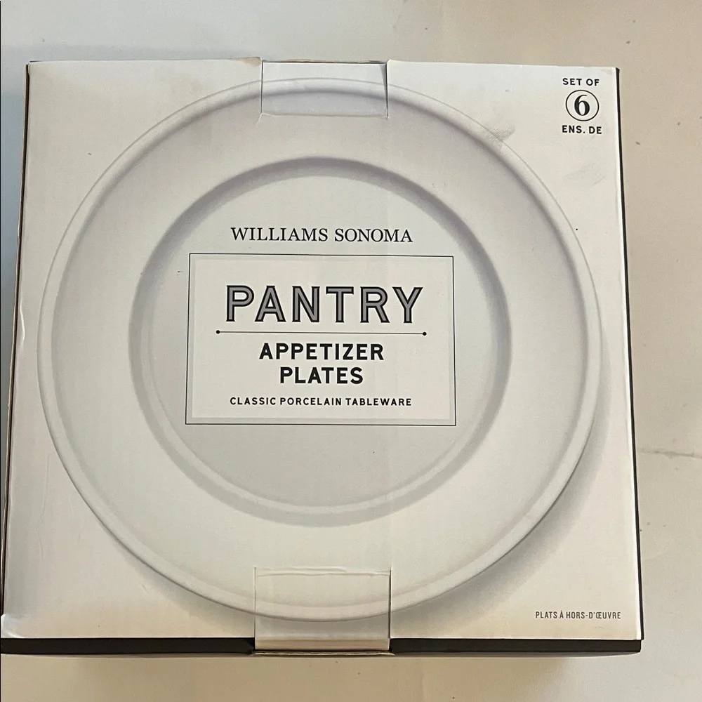 Williams Sonoma Pantry Porcelain Appetizer Plates